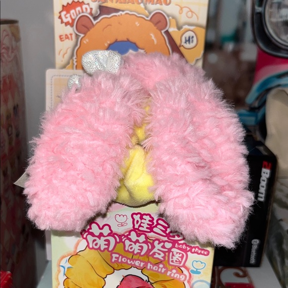 Baby Three Flower Hair Ring ( Revealed pink bunny) - Picture 3 of 8